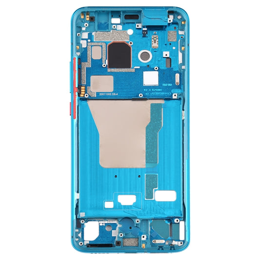 Front Housing LCD Frame Bezel Plate With Side Keys for Xiaomi Redmi K30 Pro (Blue) - Frame Bezel Plate by buy2fix | Online Shopping UK | buy2fix
