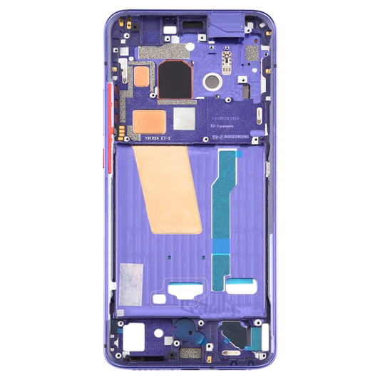 Front Housing LCD Frame Bezel Plate With Side Keys for Xiaomi Redmi K30 Pro (Purple) - Frame Bezel Plate by buy2fix | Online Shopping UK | buy2fix