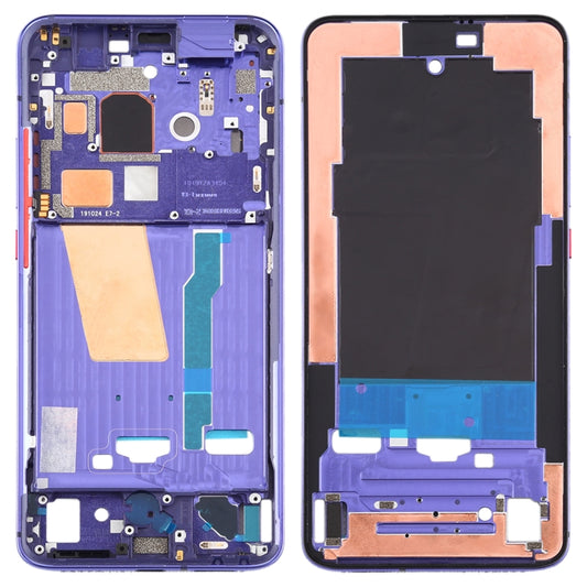 Front Housing LCD Frame Bezel Plate With Side Keys for Xiaomi Redmi K30 Pro (Purple) - Frame Bezel Plate by buy2fix | Online Shopping UK | buy2fix