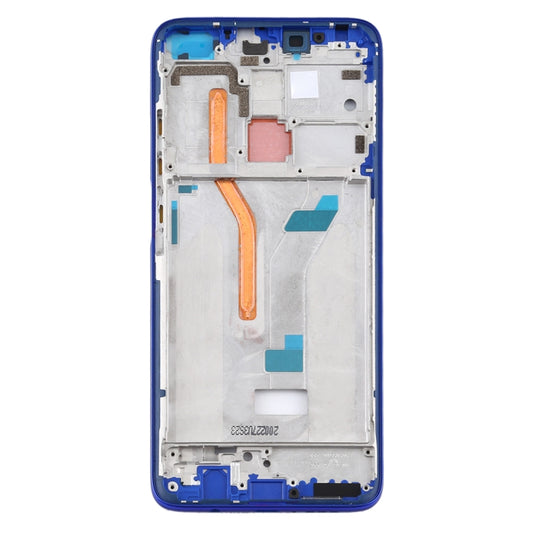 Front Housing LCD Frame Bezel Plate for Xiaomi Redmi K30, 4G Version (Blue) - Frame Bezel Plate by buy2fix | Online Shopping UK | buy2fix