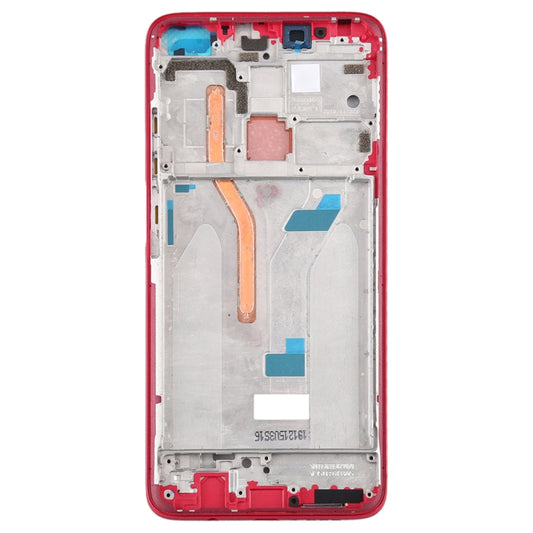 Front Housing LCD Frame Bezel Plate for Xiaomi Redmi K30, 4G Version(Red) - Frame Bezel Plate by buy2fix | Online Shopping UK | buy2fix