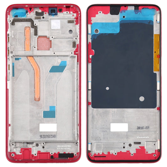 Front Housing LCD Frame Bezel Plate for Xiaomi Redmi K30, 4G Version(Red) - Frame Bezel Plate by buy2fix | Online Shopping UK | buy2fix