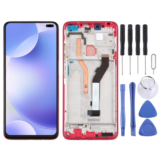 TFT LCD Screen for Xiaomi Redmi K30 4G Digitizer Full Assembly with Frame(Red) - LCD Screen by buy2fix | Online Shopping UK | buy2fix