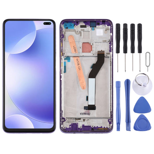 Original LCD Screen for Xiaomi Redmi K30 5G Digitizer Full Assembly with Frame(Purple) - LCD Screen by buy2fix | Online Shopping UK | buy2fix