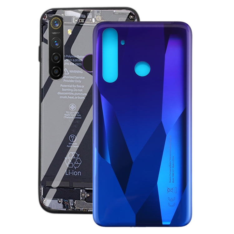 For OPPO Realme 5 Pro / Realme Q Battery Back Cover (Blue) by buy2fix