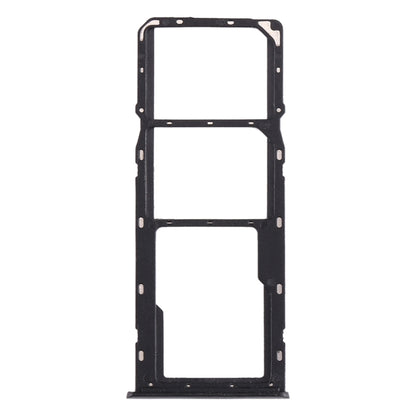 For OPPO Realme 5 SIM Card Tray + SIM Card Tray + Micro SD Card Tray (Black) - Card Tray by buy2fix | Online Shopping UK | buy2fix