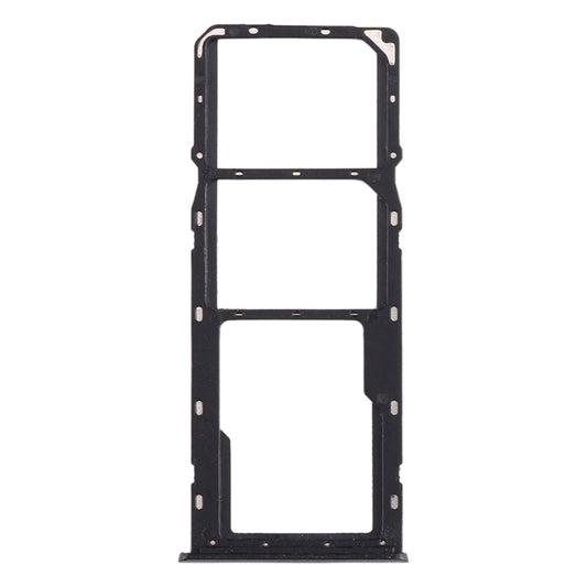 For OPPO Realme 5 SIM Card Tray + SIM Card Tray + Micro SD Card Tray (Black) - Card Tray by buy2fix | Online Shopping UK | buy2fix