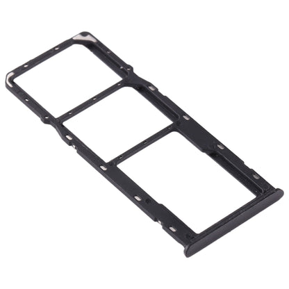 For OPPO Realme 5 SIM Card Tray + SIM Card Tray + Micro SD Card Tray (Black) - Card Tray by buy2fix | Online Shopping UK | buy2fix