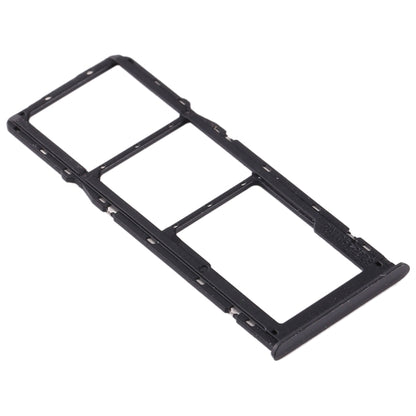 For OPPO Realme 5 SIM Card Tray + SIM Card Tray + Micro SD Card Tray (Black) - Card Tray by buy2fix | Online Shopping UK | buy2fix