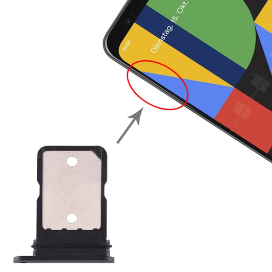 SIM Card Tray for Google Pixel 4 / Pixel 4XL(Black) - Card Tray by buy2fix | Online Shopping UK | buy2fix