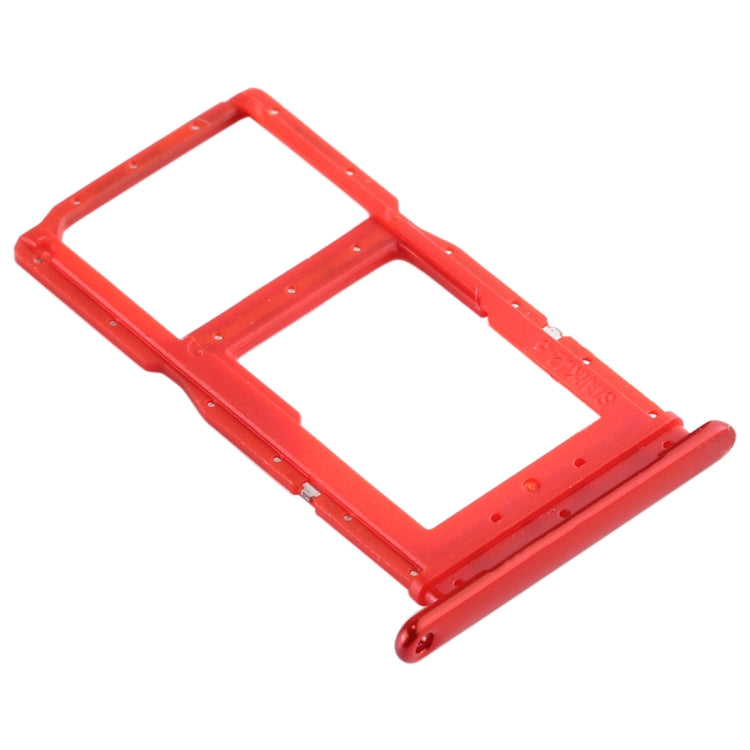 SIM Card Tray + SIM Card Tray / Micro SD Card Tray for Huawei Enjoy 10 Plus (Red) by buy2fix