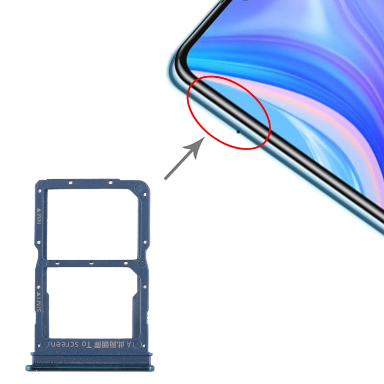 SIM Card Tray + NM Card Tray for Huawei Enjoy 10s / Honor Play 4T Pro (Green) by buy2fix