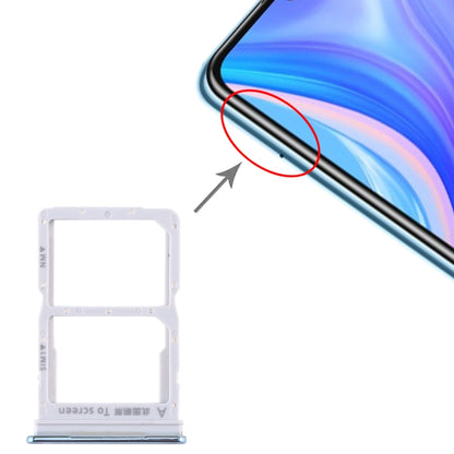 SIM Card Tray + NM Card Tray for Huawei Enjoy 10s / Honor Play 4T Pro (Blue) by buy2fix