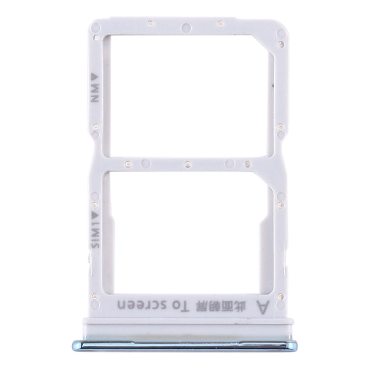SIM Card Tray + NM Card Tray for Huawei Enjoy 10s / Honor Play 4T Pro (Blue) by buy2fix