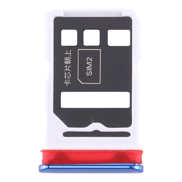 SIM Card Tray + SIM Card Tray for Honor V30 Pro / Honor V30(Blue) by buy2fix