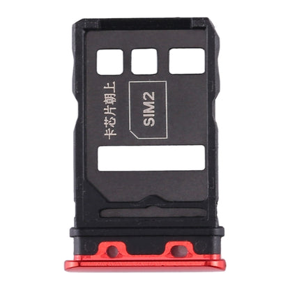 SIM Card Tray + SIM Card Tray for Honor V30 Pro / Honor V30(Red) by buy2fix