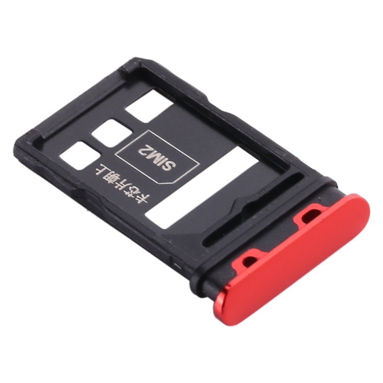 SIM Card Tray + SIM Card Tray for Honor V30 Pro / Honor V30(Red) by buy2fix