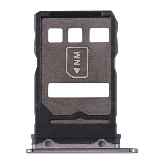 SIM Card Tray + NM Card Tray for Huawei Mate 30 (Black) by buy2fix