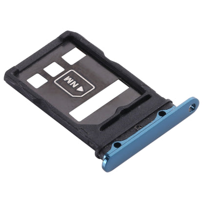 SIM Card Tray + NM Card Tray for Huawei Mate 30 (Blue) by buy2fix