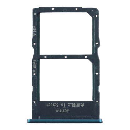SIM Card Tray + NM Card Tray for Huawei Nova 6 SE (Green) by buy2fix