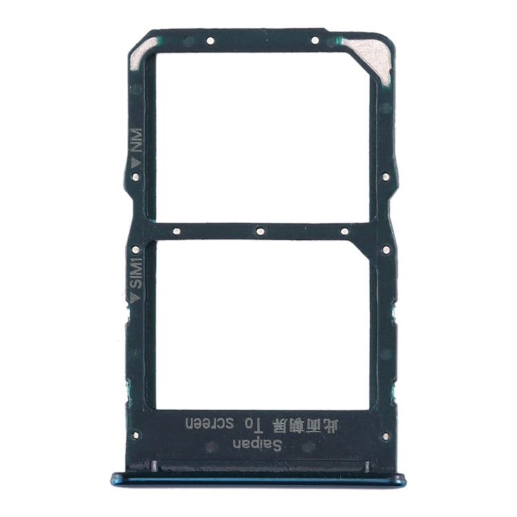 SIM Card Tray + NM Card Tray for Huawei Nova 5z / Nova 5i Pro (Green) by buy2fix
