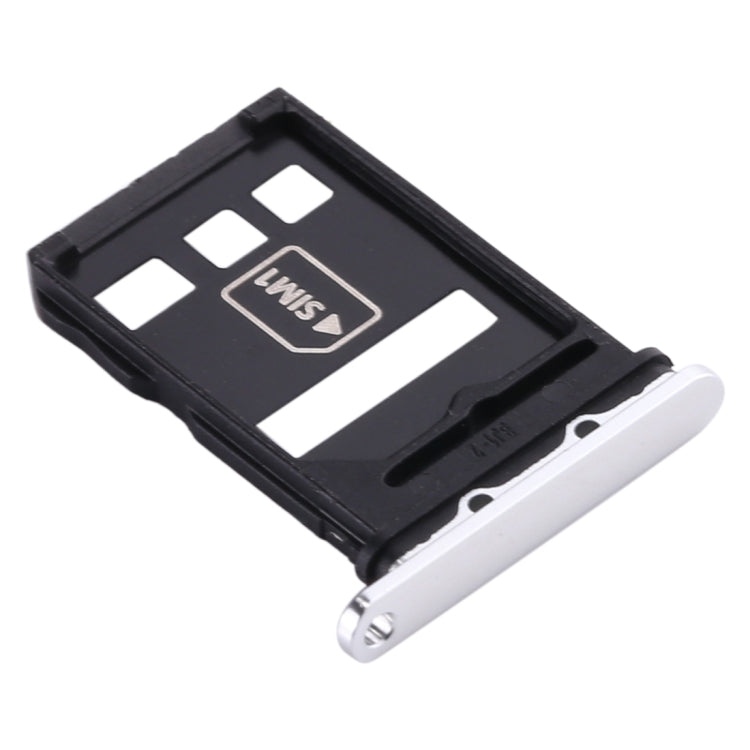 SIM Card Tray + NM Card Tray for Huawei P40 (White) by buy2fix