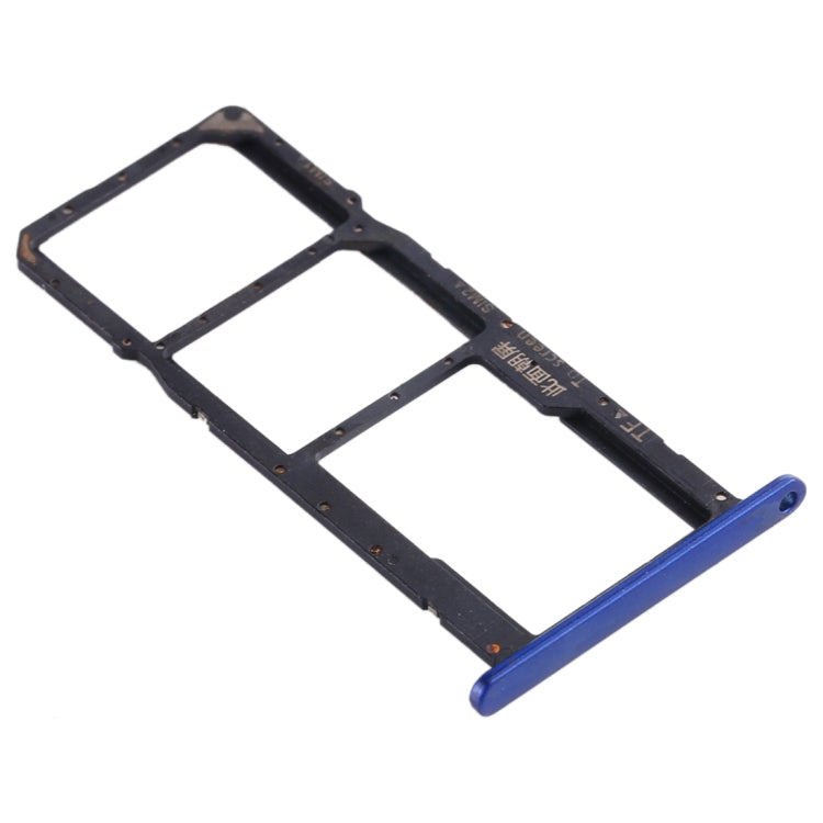 SIM Card Tray + SIM Card Tray + Micro SD Card Tray for Huawei Honor Play 3e (Blue) by buy2fix