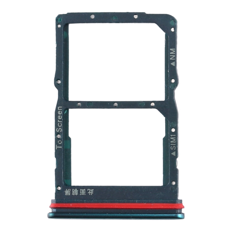 SIM Card Tray + NM Card Tray for Huawei Honor 30S / Nova 7 SE (Green) by buy2fix