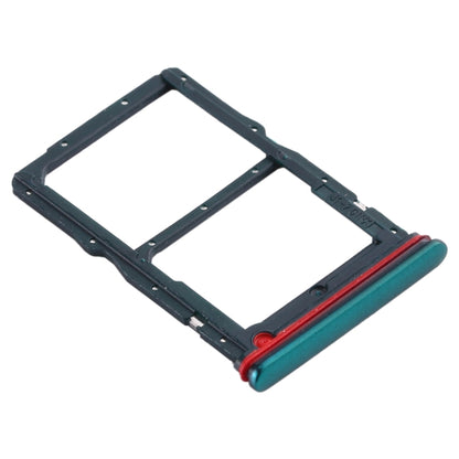 SIM Card Tray + NM Card Tray for Huawei Honor 30S / Nova 7 SE (Green) by buy2fix