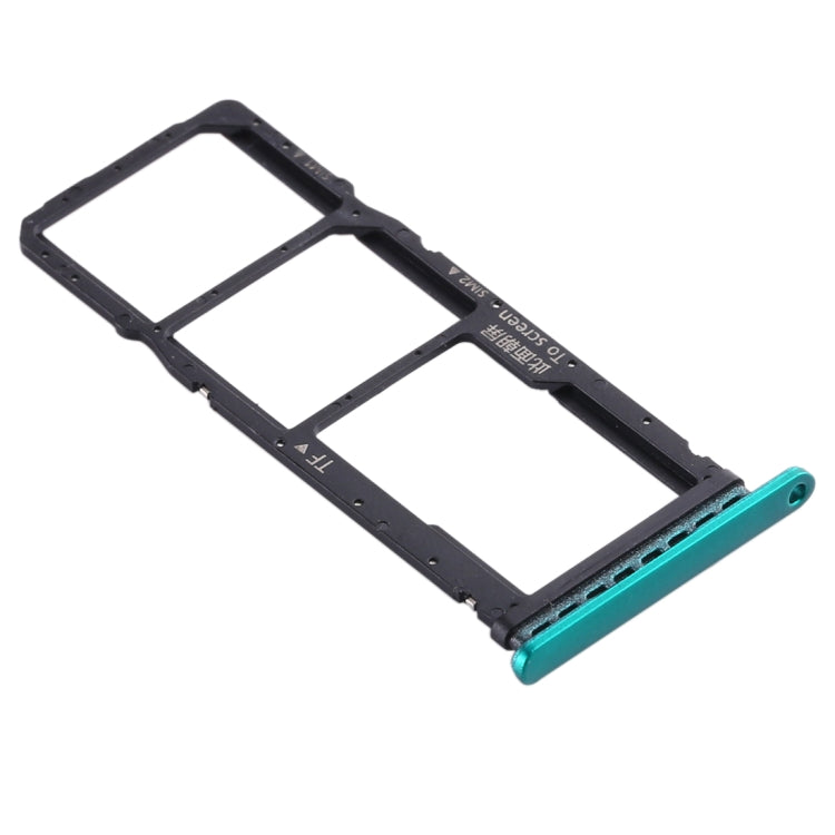 SIM Card Tray + SIM Card Tray + Micro SD Card Tray for Huawei Honor Play 4T (Green) by buy2fix