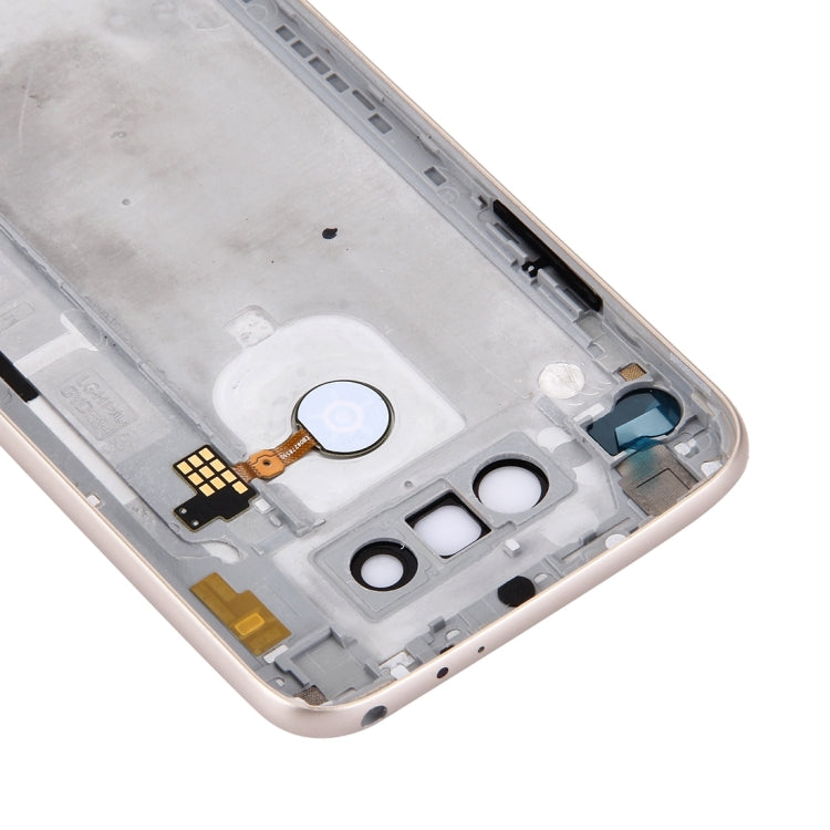 Metal Back Cover with Back Camera Lens & Fingerprint Button for LG G5(Gold) - For LG by buy2fix | Online Shopping UK | buy2fix
