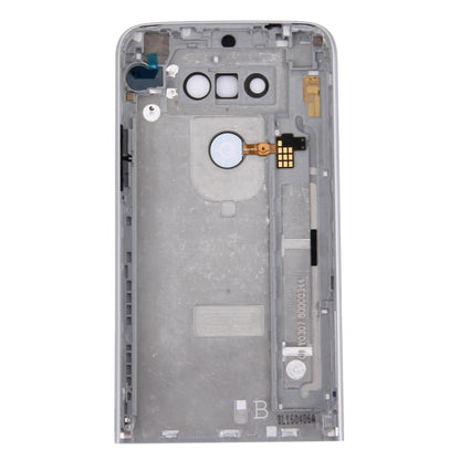 Metal Back Cover with Back Camera Lens & Fingerprint Button for LG G5(Silver) - For LG by buy2fix | Online Shopping UK | buy2fix