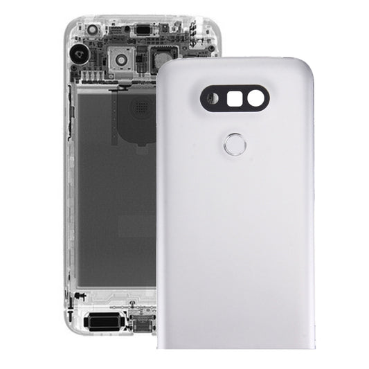Metal Back Cover with Back Camera Lens & Fingerprint Button for LG G5(Silver) - For LG by buy2fix | Online Shopping UK | buy2fix