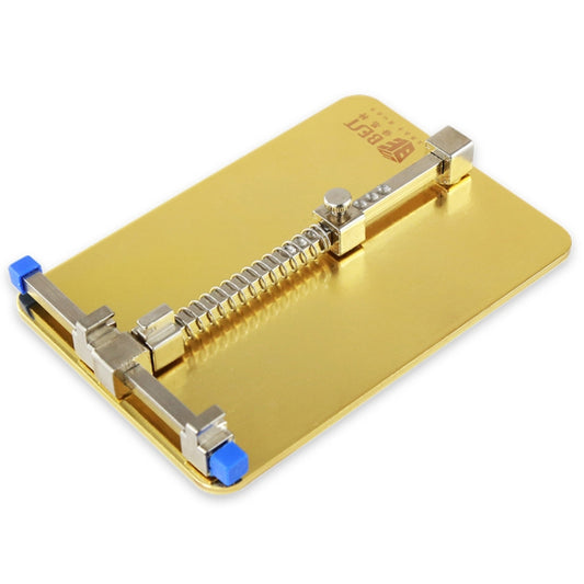 BST- 001C Stainless Steel Circuit Board soldering desoldering PCB Repair Holder Fixtures Cell Phone Repair Tool(Gold) - Repair Fixture by BEST | Online Shopping UK | buy2fix