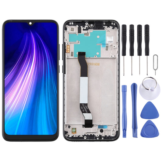 TFT LCD Screen for Xiaomi Redmi Note 8 Digitizer Full Assembly with Frame(Black) - LCD Screen by buy2fix | Online Shopping UK | buy2fix