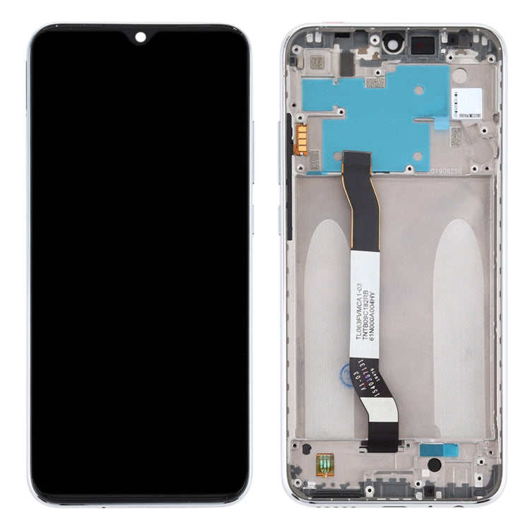 LCD Screen and Digitizer Full Assembly with Frame for Xiaomi Redmi Note 8(Silver) - LCD Screen by buy2fix | Online Shopping UK | buy2fix