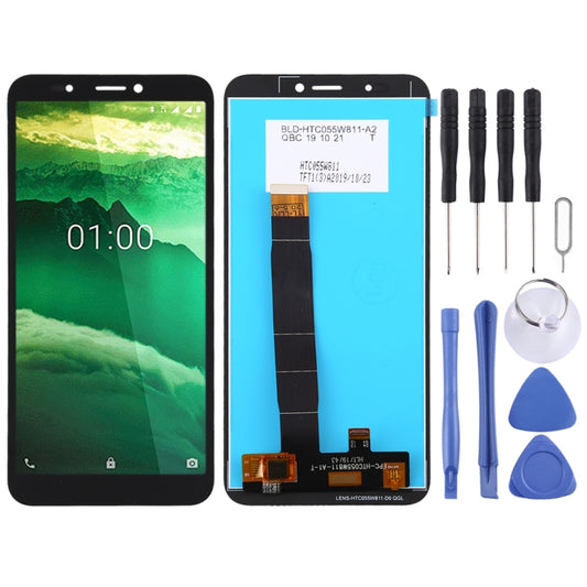 TFT LCD Screen for Nokia C1 with Digitizer Full Assembly (Black) - LCD Screen by buy2fix | Online Shopping UK | buy2fix