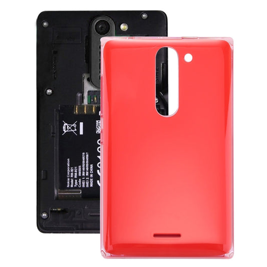 Dual SIM Battery Back Cover for Nokia Asha 502 (Red) - Back Cover by buy2fix | Online Shopping UK | buy2fix