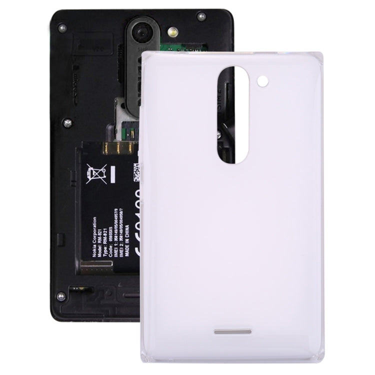 Dual SIM Battery Back Cover for Nokia Asha 502 (White) - Back Cover by buy2fix | Online Shopping UK | buy2fix