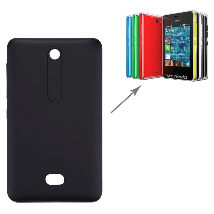Battery Back Cover for Nokia Asha 501 (Black) - Back Cover by buy2fix | Online Shopping UK | buy2fix