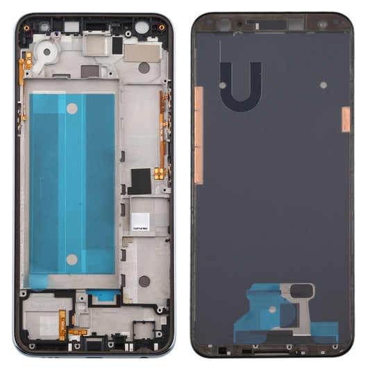 Front Housing LCD Frame Bezel Plate for LG K40 / K12+ K12 Plus / X4 2019 X420EM X420BMW X420EMW X420HM X420 X420N&#160;(Double SIM Version) (Silver) - For LG by buy2fix | Online Shopping UK | buy2fix