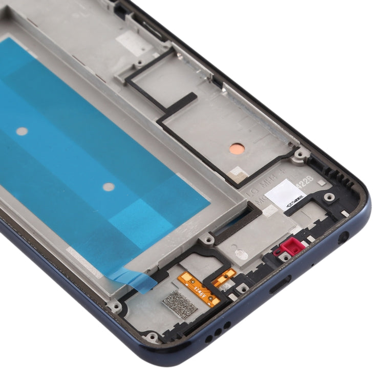 Front Housing LCD Frame Bezel Plate for LG K50 / K12 MAX / LMX520BMW / LMX520EMW(Double SIM Version) (Black) - For LG by buy2fix | Online Shopping UK | buy2fix