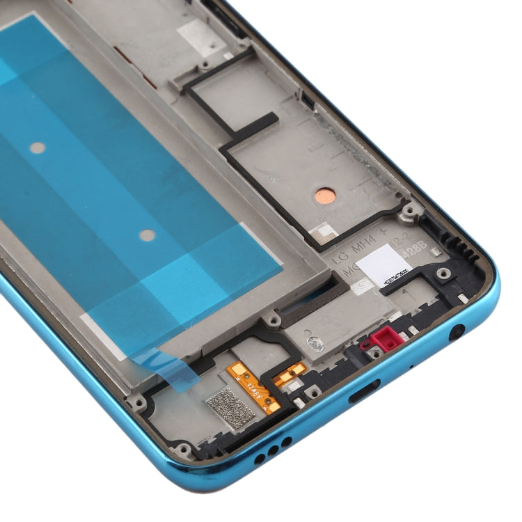 Front Housing LCD Frame Bezel Plate for LG K50 / K12 MAX / LMX520BMW / LMX520EMW(Double SIM Version) (Blue) - For LG by buy2fix | Online Shopping UK | buy2fix