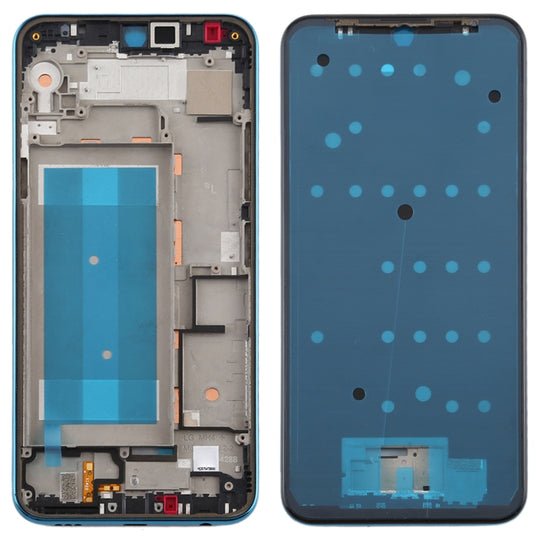 Plaque de cadre LCD du boîtier avant pour LG K50 / K12 MAX / LMX520BMW / LMX520EMW (version double SIM) (bleu)