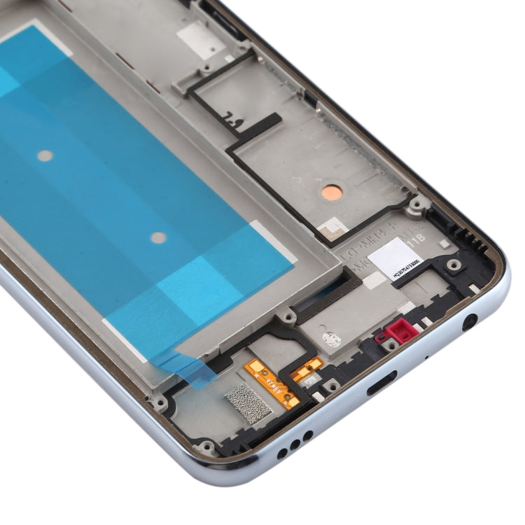 Front Housing LCD Frame Bezel Plate for LG K50 / K12 MAX / LMX520BMW / LMX520EMW(Double SIM Version)(Silver) - For LG by buy2fix | Online Shopping UK | buy2fix