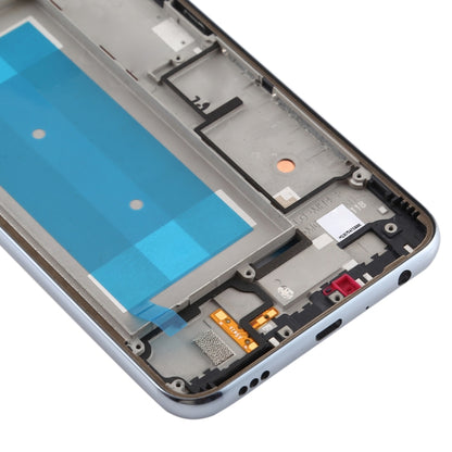 Front Housing LCD Frame Bezel Plate for LG K50 / K12 MAX / LMX520BMW / LMX520EMW(Double SIM Version)(Silver) - For LG by buy2fix | Online Shopping UK | buy2fix