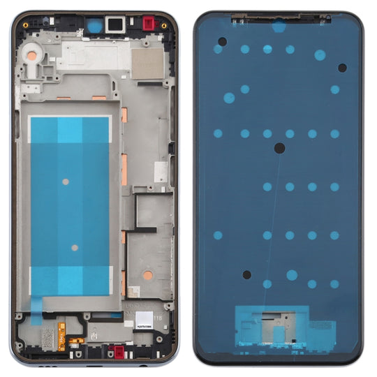 Plaque de lunette de cadre LCD du boîtier avant pour LG K50 / K12 MAX / LMX520BMW / LMX520EMW (version double SIM) (argent)