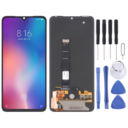 Écran LCD matériel d'origine AMOLED et assemblage complet de numériseur pour Xiaomi Mi 9 (noir)
