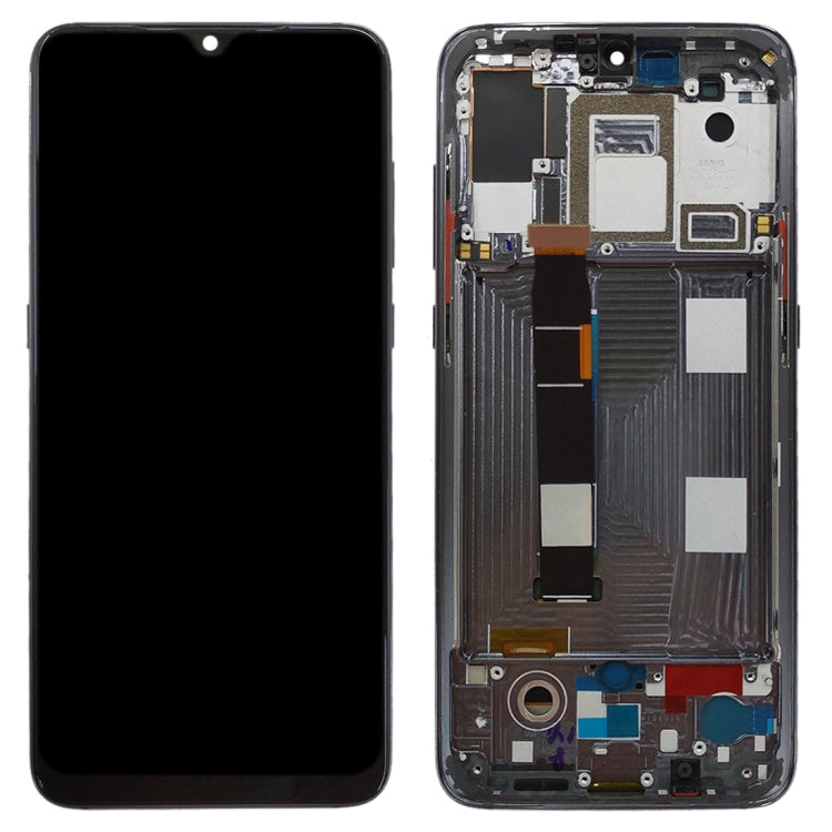Original AMOLED LCD Screen for Xiaomi Mi 9 Digitizer Full Assembly with Frame(Black) - LCD Screen by buy2fix | Online Shopping UK | buy2fix
