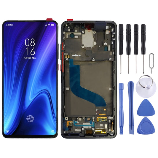 Original AMOLED LCD Screen for Xiaomi 9T Pro / Redmi K20 Pro / Redmi K20 Digitizer Full Assembly with Frame(Black) - LCD Screen by buy2fix | Online Shopping UK | buy2fix